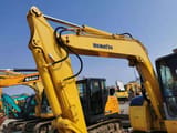 2023 Komatsu PC78US-6 excavator, close-up of boom and cab