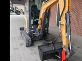 2023 CASE CX19D mini excavator, front three-quarter view