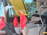 Innenansicht eines Komatsu PC200-8 Raupenbaggers von 2018