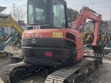 2023 Kubota U35 mini excavator, rear three-quarter view