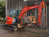 2021 Kubota U50-5 mini excavator, side profile view