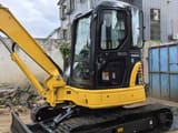 2020 Komatsu PC50MR mini excavator, side view