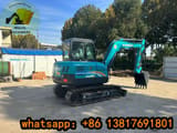 2023 Sunward SWE60E mini excavator, rear three-quarter view