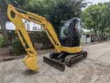 2023 Komatsu PC35 mini excavator, side view