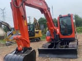 Kubota KX185 mini excavator, front three-quarter view