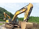 2021 XCMG XE550DK crawler excavator, front three-quarter view