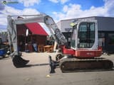 2006 Takeuchi TB180FR mini excavator, side view