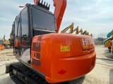 2025 Hitachi ZX70 mini excavator rear three-quarter view