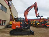 2023 Hitachi ZX85USB-6 mini excavator side view