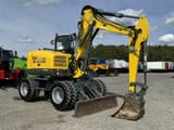 2016 Wacker Neuson EW100 wheel excavator, side profile view