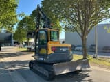 2020 Volvo ECR88D mini excavator rear view
