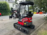 2025 Rhinoceros XN18 mini excavator, rear three-quarter view