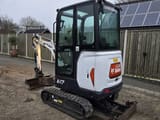 2020 Bobcat E17 mini excavator, rear three-quarter view