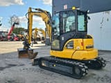 2020 Komatsu PC58MR-5E0 mini excavator, rear three-quarter view