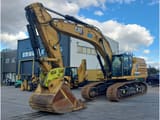 2021 Caterpillar 352 crawler excavator, front-side view