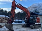 2017 Hitachi ZX225USRLC-6 crawler excavator, front three-quarter view