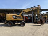 2016 Caterpillar M316F wheel excavator side view
