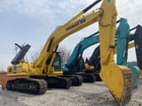 2024 Komatsu PC350-8 crawler excavator, side profile view