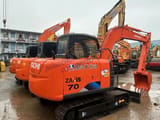 2019 Hitachi Zaxis 70 crawler excavator, rear three-quarter view