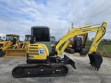 2021 Yanmar VIO55 mini excavator, side profile view