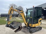 2022 XCMG XE20E mini excavator, front three-quarter view