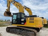 2017 Caterpillar 330D2L crawler excavator, side profile view