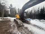 2013 Volvo EC180DL crawler excavator, rear three-quarter view