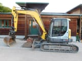 2016 Wacker Neuson EC 80 mini excavator, side profile view