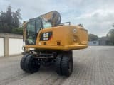 2017 Caterpillar M318F wheel excavator, rear three-quarter view