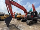 2016 Hitachi ZX120 crawler excavator, side profile view