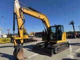 2022 Caterpillar 310 crawler excavator, front three-quarter view