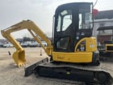 2025 Komatsu PC40MR mini excavator, side profile view