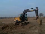 2024 Volvo EC80D mini excavator, side profile view