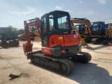 2023 Kubota KX163 mini excavator, front three-quarter view