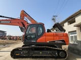 2024 Doosan DX225LCA crawler excavator side view