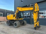 2014 JCB JS175W wheel excavator, side profile view
