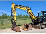 2017 Yanmar SV120 crawler excavator side view