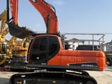 2022 Doosan DX300LC crawler excavator, side view