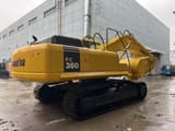 2022 Komatsu PC360 crawler excavator, rear three-quarter view