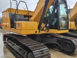 Caterpillar 320GC crawler excavator, rear three-quarter view