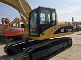 2008 Caterpillar 320CL crawler excavator, side profile view
