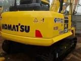 2022 Komatsu PC130-7 crawler excavator, rear three-quarter view