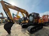 2024 Sany SY135C crawler excavator, front three-quarter view