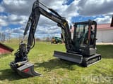 2024 Volvo ECR40F mini excavator, side view