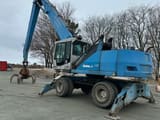 2006 Terex Fuchs MHL350 wheel excavator, side view