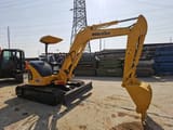 2020 Komatsu PC40MR mini excavator, rear three-quarter view