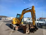 2012 JCB 8085ZTS mini excavator, side view