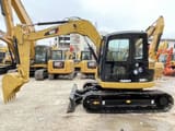 2020 Caterpillar 308DCR mini excavator, side view