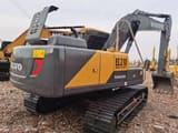 2019 Volvo EC210 crawler excavator, rear three-quarter view