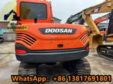 2023 Doosan DX75-9 mini excavator rear view
